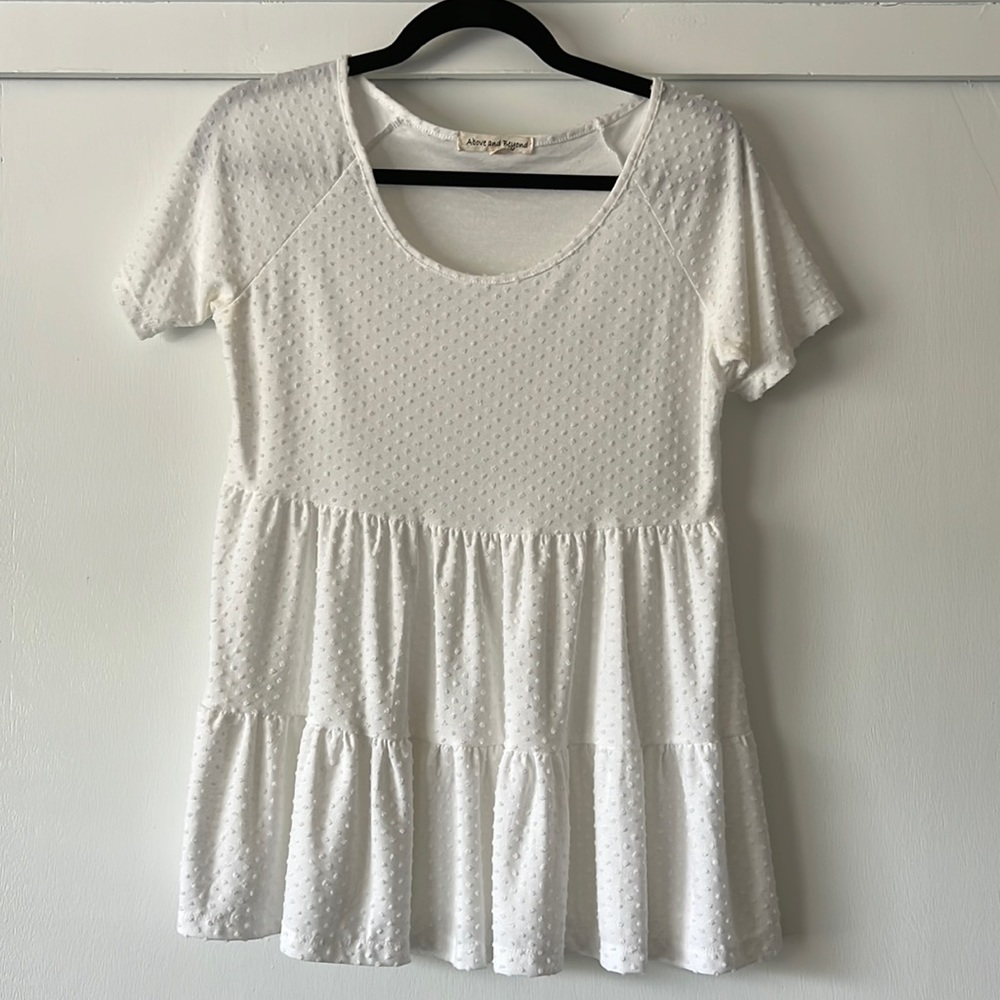 White Babydoll Top